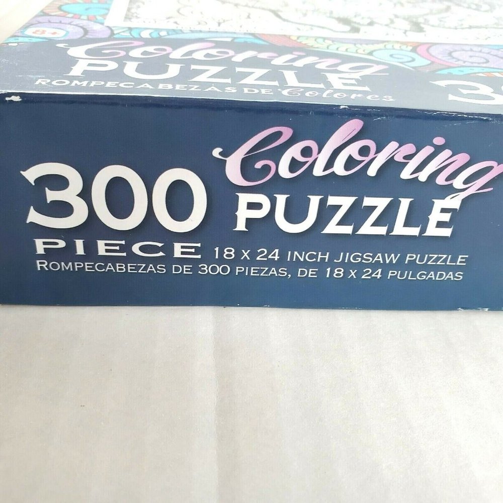 Fish Coloring Puzzle 300 Piece Jigsaw Sealed Lafayette Puzzle Factory 18" x 24" - Picture 4 of 7